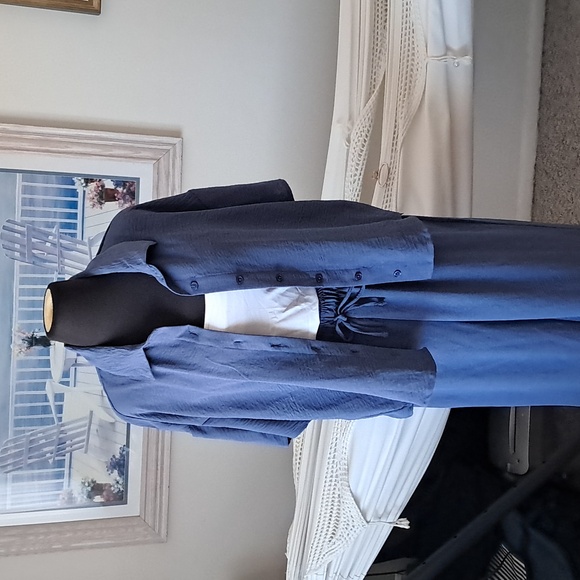 just be Pants - Two-piece Button Down Lavender Pants Set